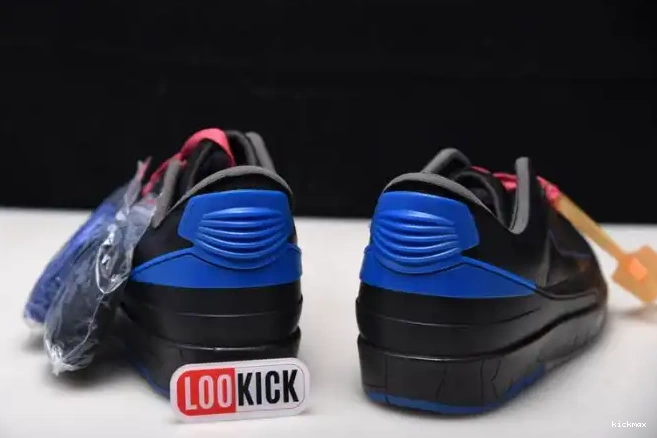 Rep MAX Blue SP Off-White Low Jordan Retro 2 DJ4375-004 Black 0322